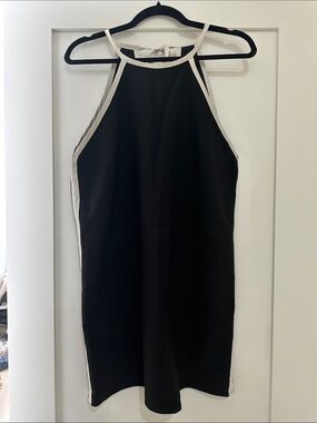 Forever 21 Black Dress with Cream Trim